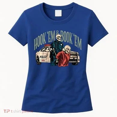 Hook Em And Book Em Women's T-Shirt