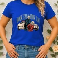 Hook Em And Book Em Women's T-Shirt thumb 2