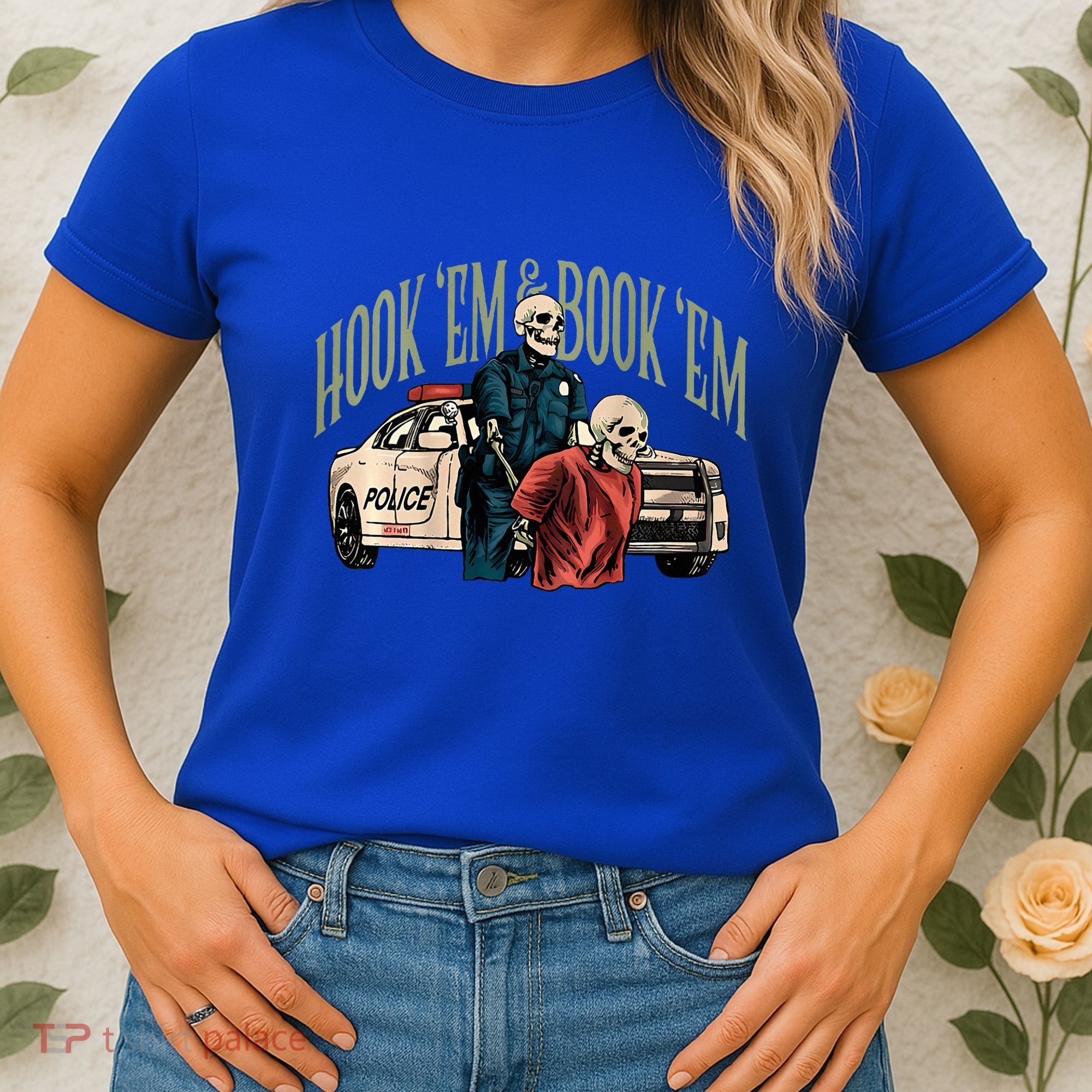 Hook Em And Book Em Women's T-Shirt