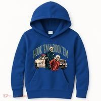 Hook Em And Book Em Kids Hoodie thumb 0