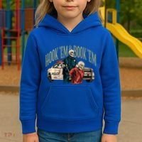 Hook Em And Book Em Kids Hoodie thumb 3