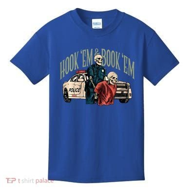 Hook Em And Book Em Kids T-Shirt