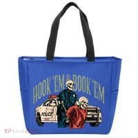 Hook Em And Book Em Tote Bag thumb 0