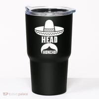Head Honcho Sombrero Moustache Funny Cinco De Mayo Tumbler thumb 0