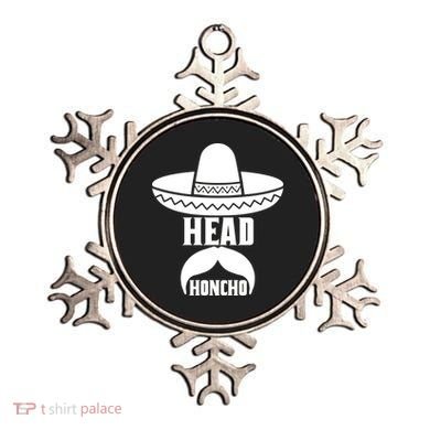Head Honcho Sombrero Moustache Funny Cinco De Mayo Ornament