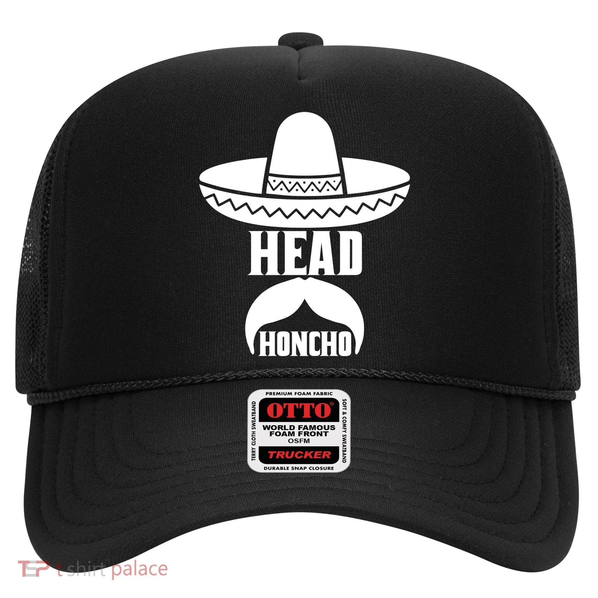 Head Honcho Sombrero Moustache Funny Cinco De Mayo Hat