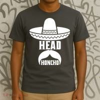 Head Honcho Sombrero Moustache Funny Cinco De Mayo T-Shirt thumb 3