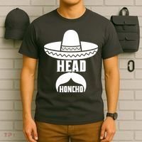 Head Honcho Sombrero Moustache Funny Cinco De Mayo T-Shirt thumb 6