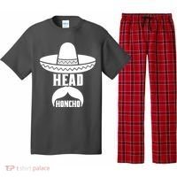Head Honcho Sombrero Moustache Funny Cinco De Mayo Pajama Set thumb 0