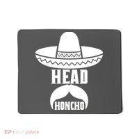 Head Honcho Sombrero Moustache Funny Cinco De Mayo Mousepad thumb 0