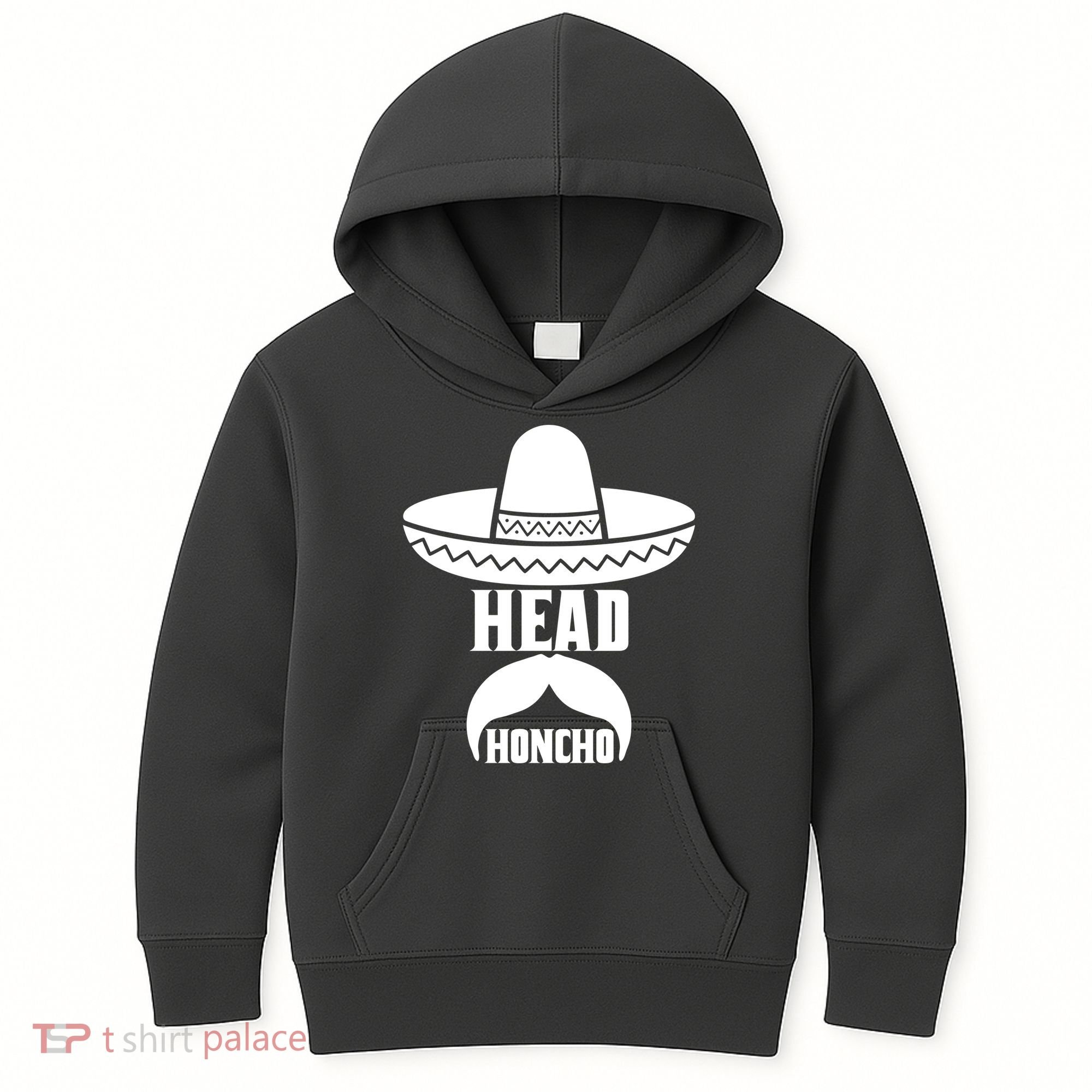 Head Honcho Sombrero Moustache Funny Cinco De Mayo Kids Hoodie