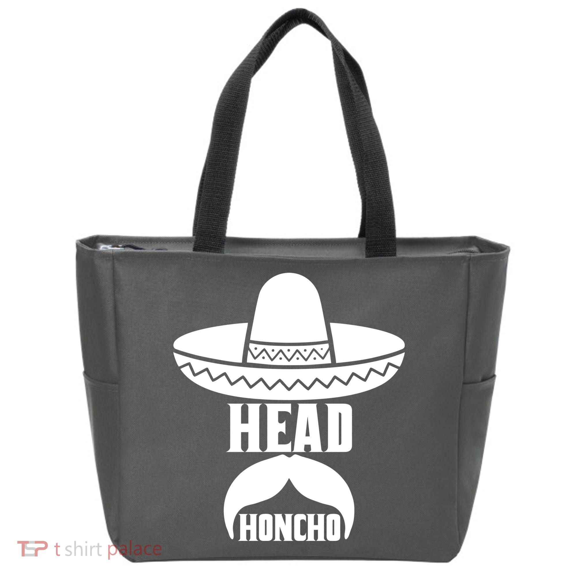 Head Honcho Sombrero Moustache Funny Cinco De Mayo Tote Bag