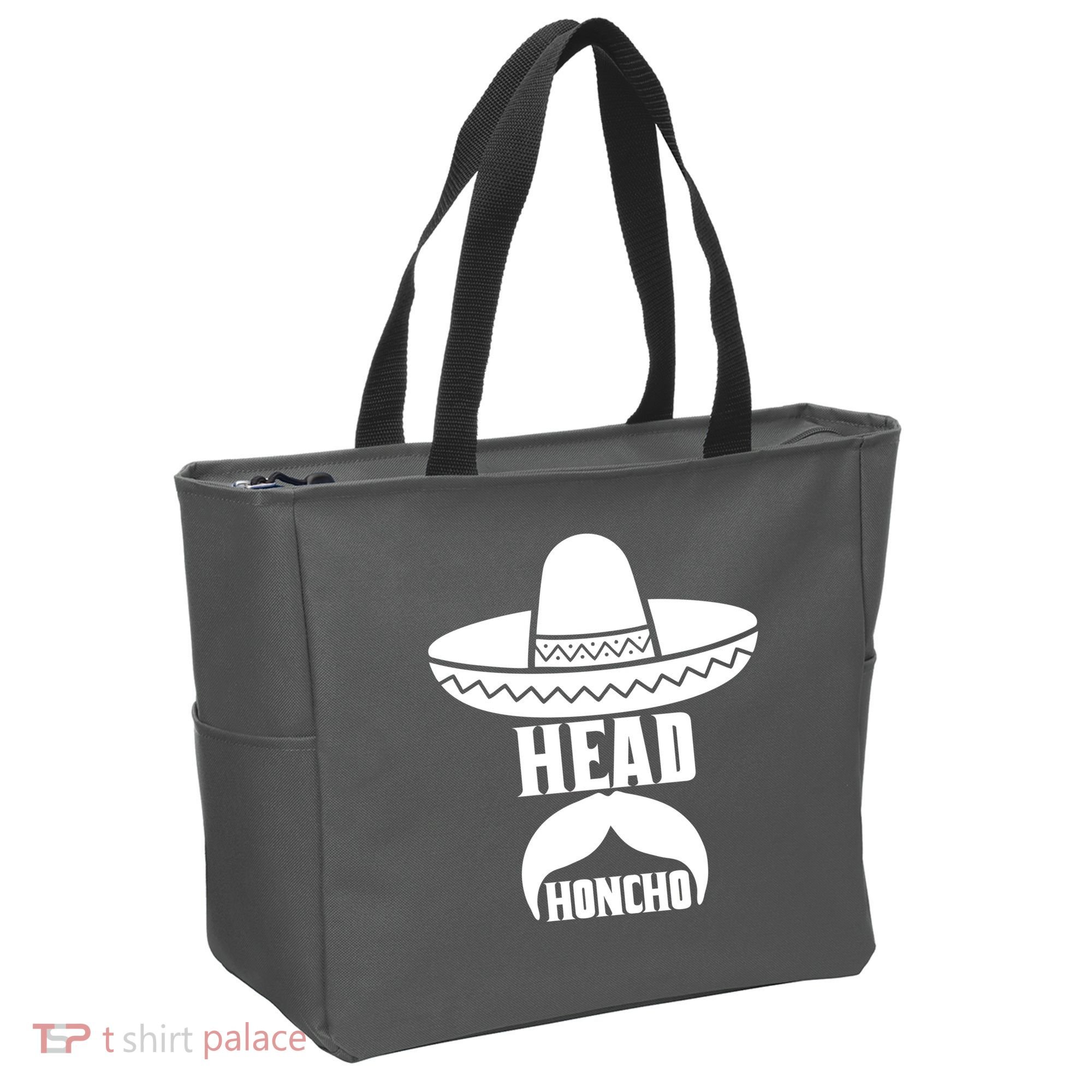 Head Honcho Sombrero Moustache Funny Cinco De Mayo Tote Bag