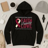 Head Neck Cancer Awareness Hoodie thumb 3