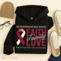 Head Neck Cancer Awareness Hoodie thumb 4