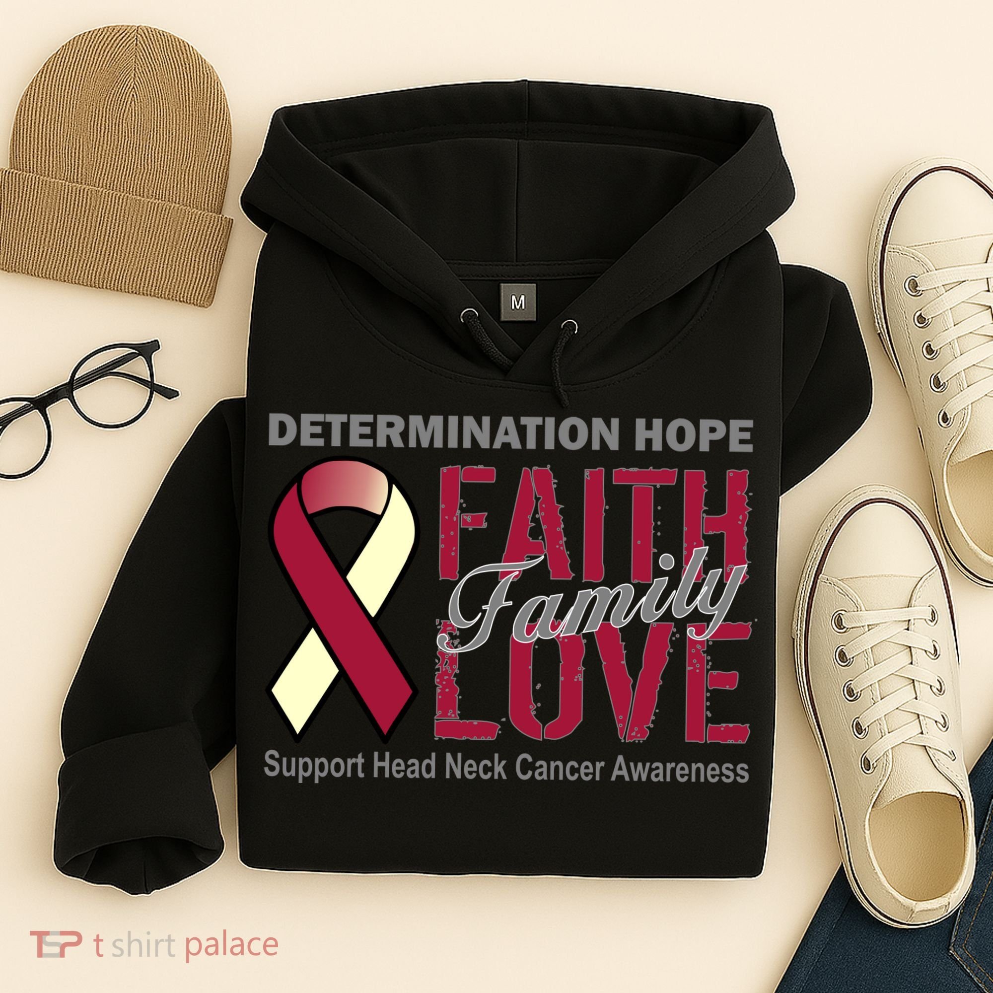 Head Neck Cancer Awareness Hoodie