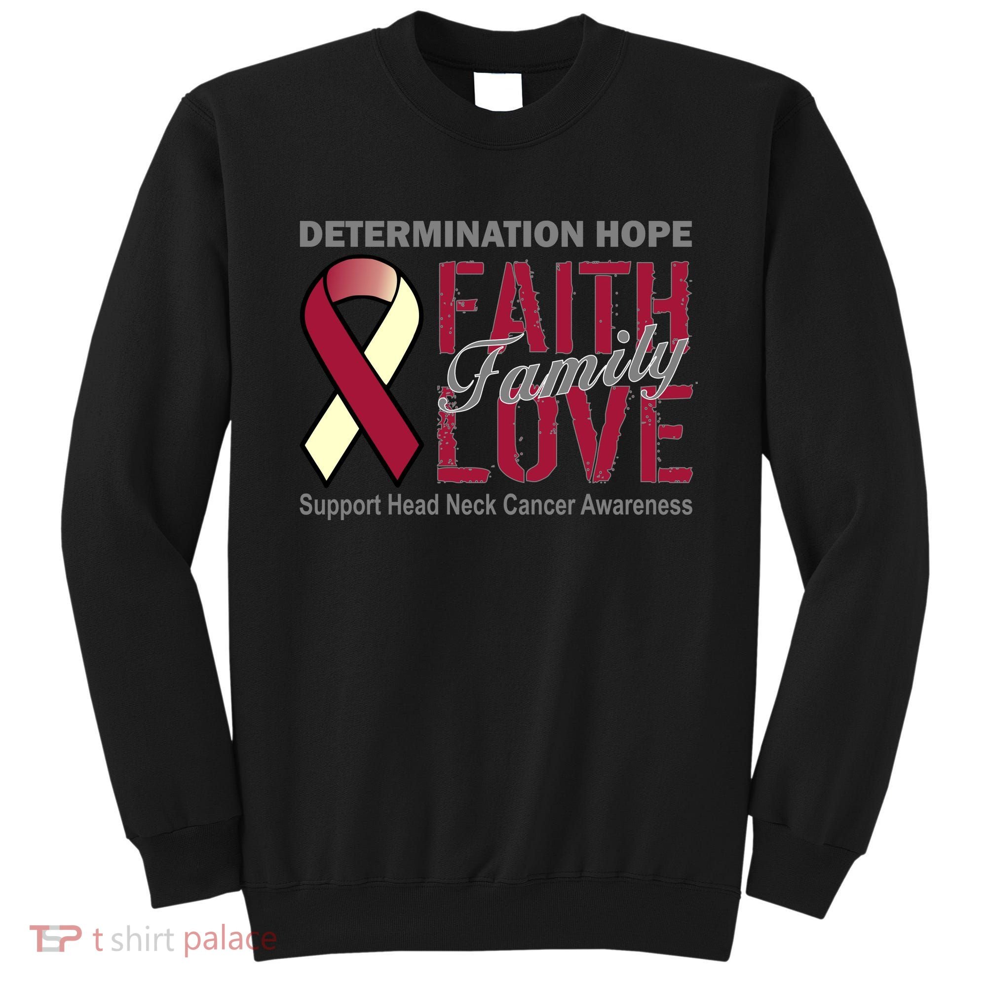 Head Neck Cancer Awareness Sweatshirt