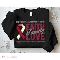 Head Neck Cancer Awareness Sweatshirt thumb 2