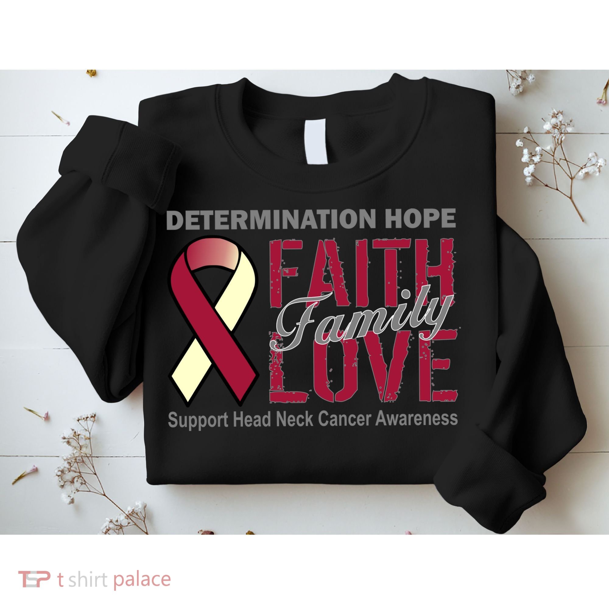 Head Neck Cancer Awareness Sweatshirt