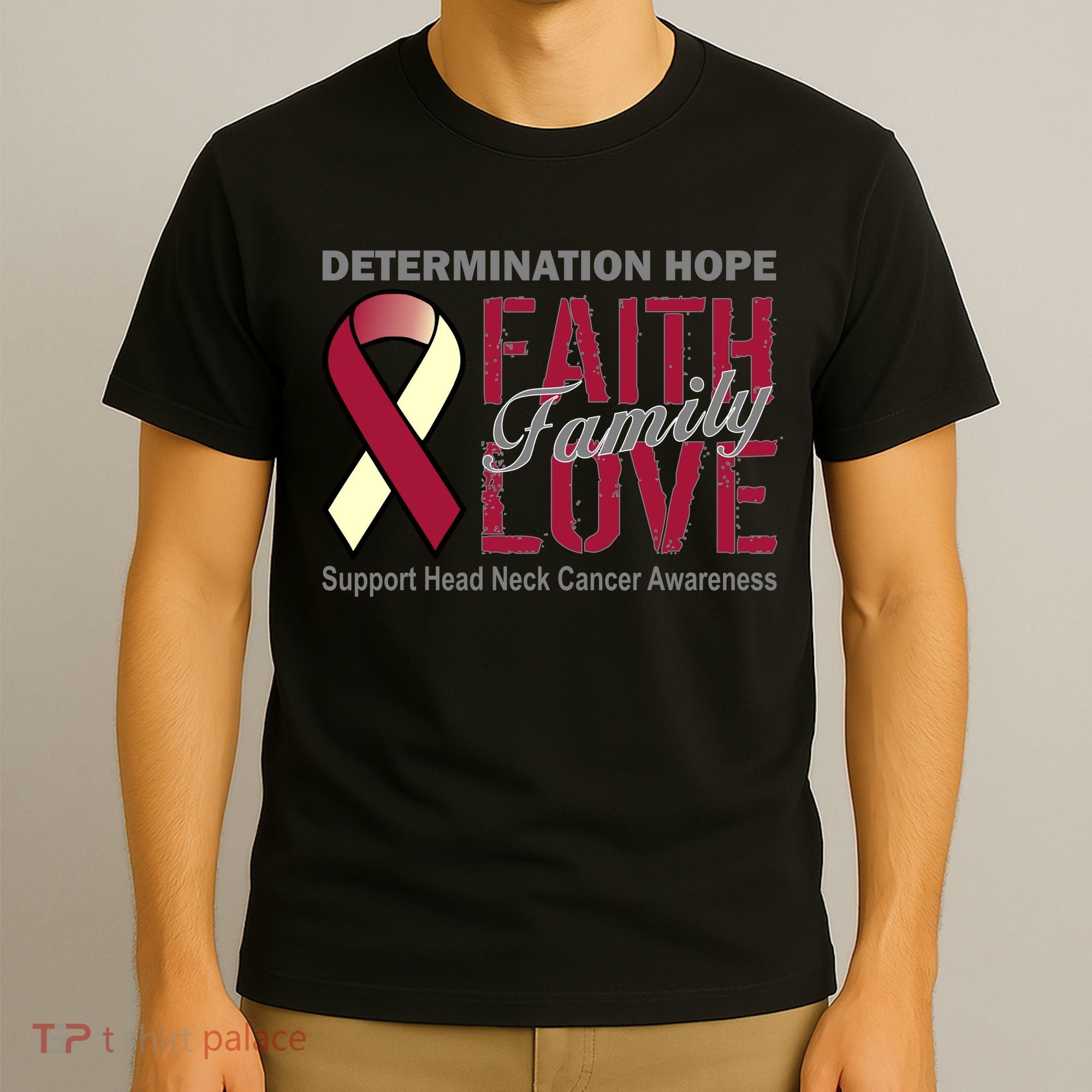 Head Neck Cancer Awareness T-Shirt