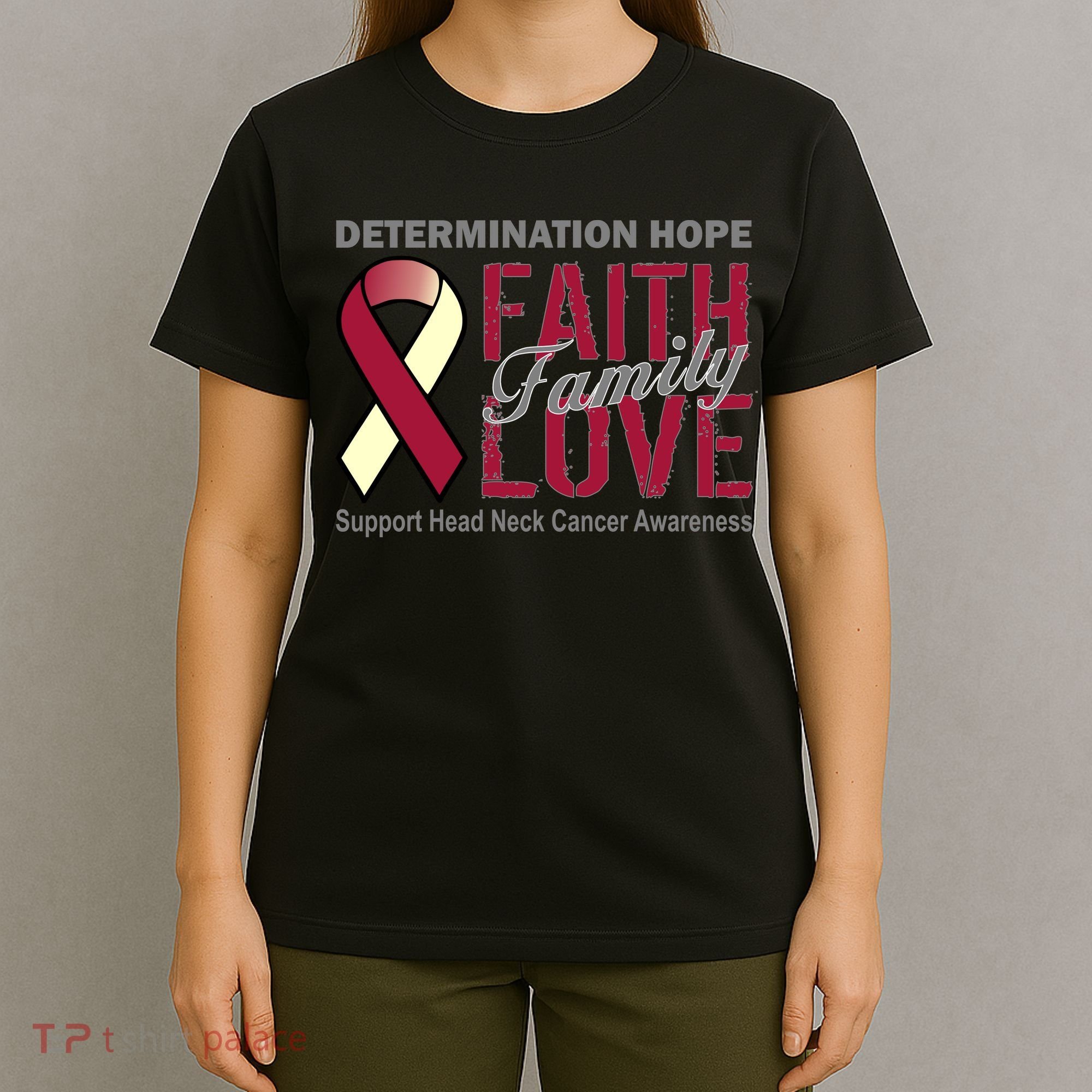 Head Neck Cancer Awareness T-Shirt