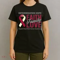 Head Neck Cancer Awareness T-Shirt thumb 4
