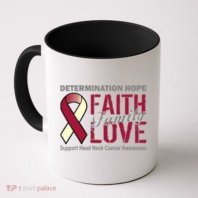 Head Neck Cancer Awareness Coffee Mug