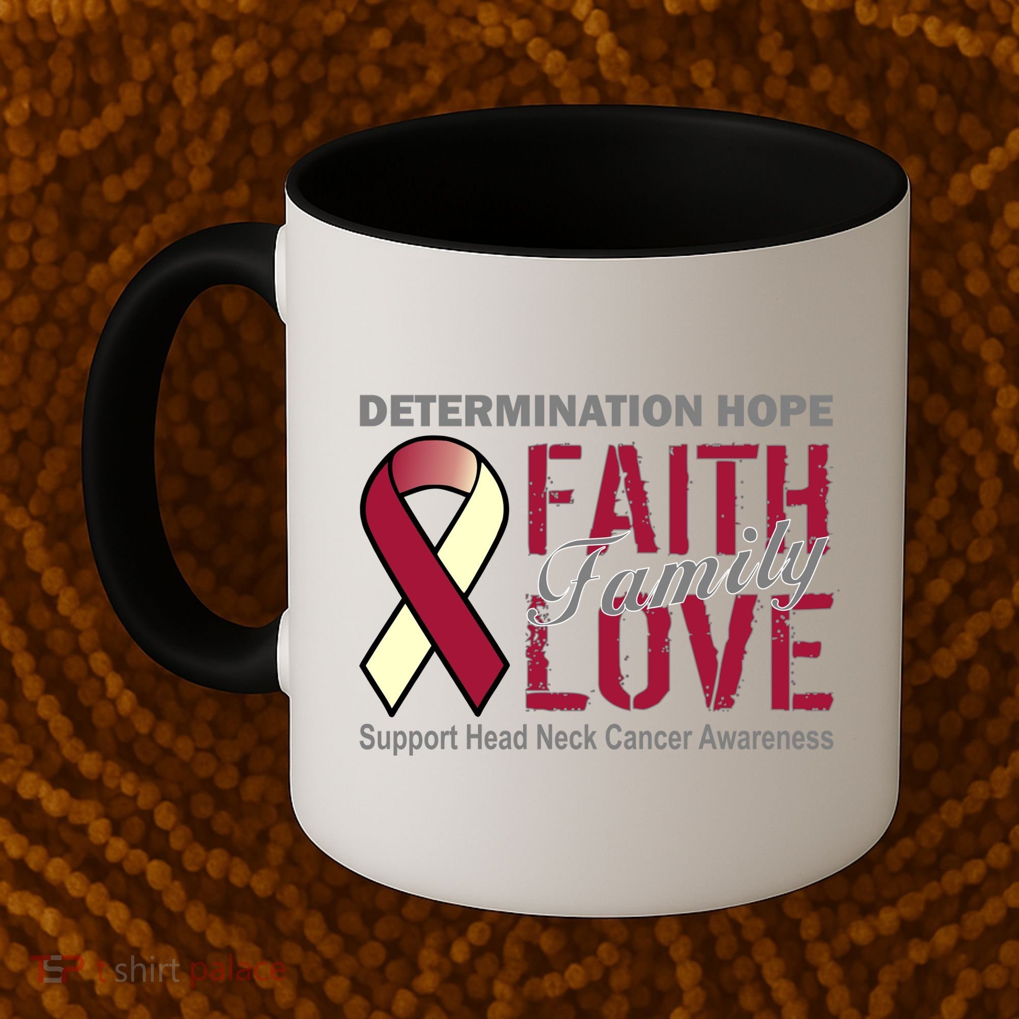 Head Neck Cancer Awareness Coffee Mug