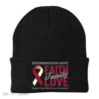 Head Neck Cancer Awareness Beanie