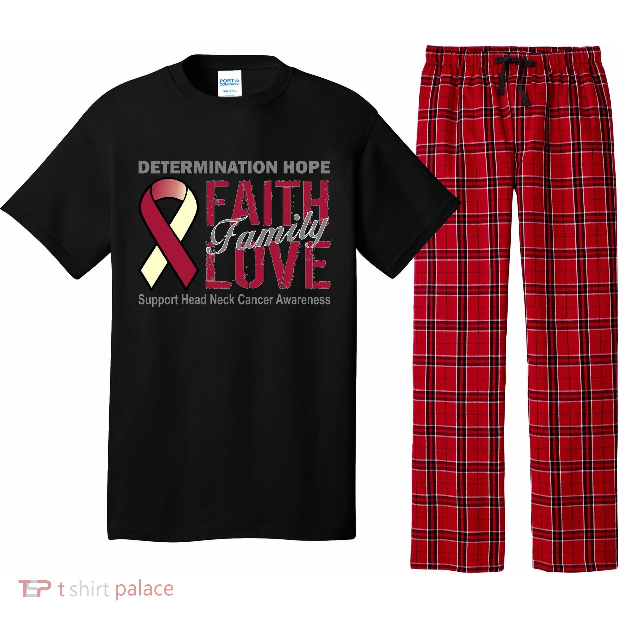 Head Neck Cancer Awareness Pajama Set