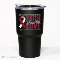 Head Neck Cancer Awareness Tumbler thumb 0