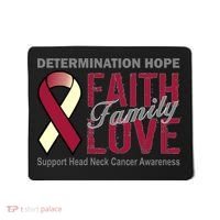 Head Neck Cancer Awareness Mousepad thumb 0