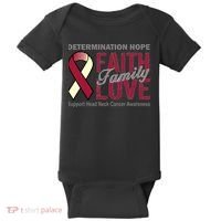 Head Neck Cancer Awareness Baby Bodysuit thumb 0