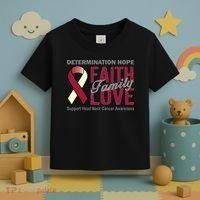 Head Neck Cancer Awareness Toddler T-Shirt thumb 3