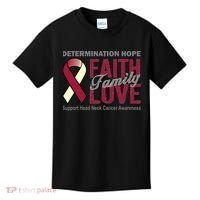 Head Neck Cancer Awareness Kids T-Shirt thumb 0