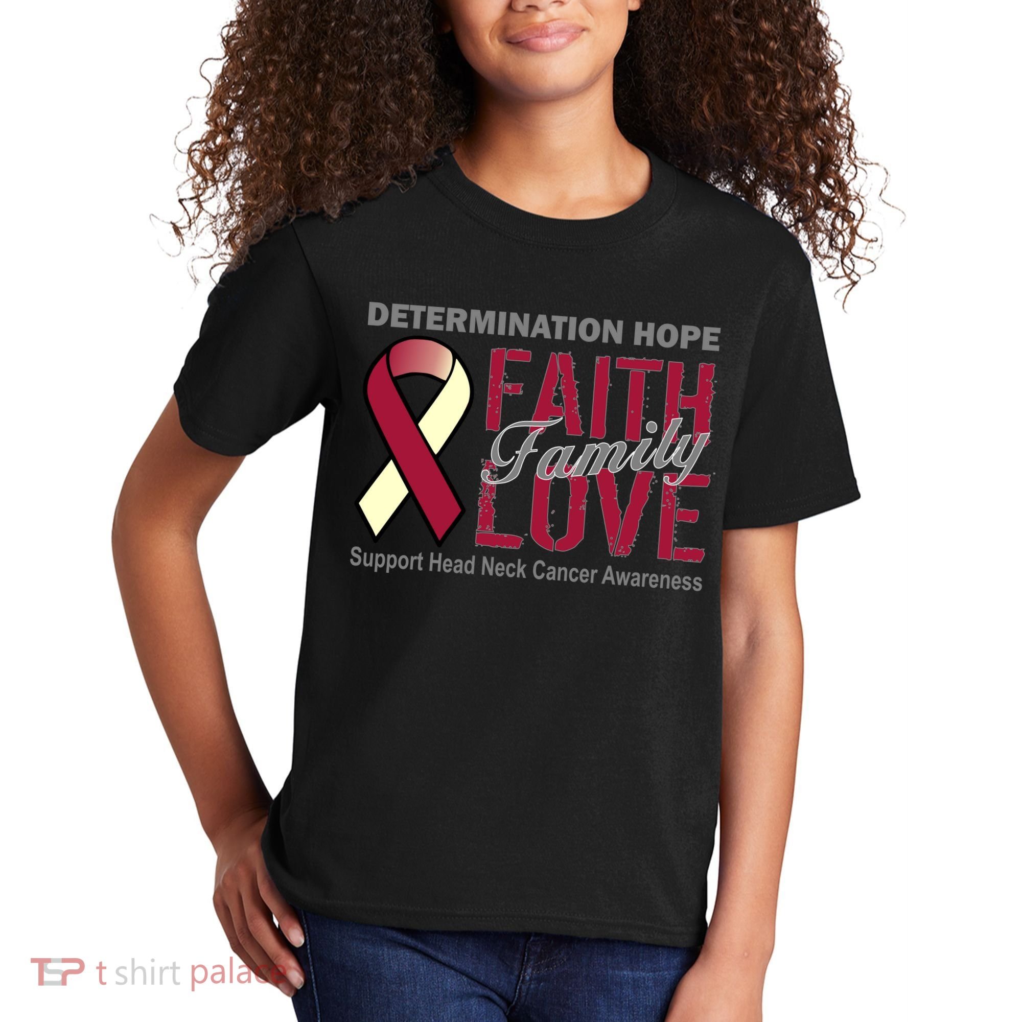 Head Neck Cancer Awareness Kids T-Shirt