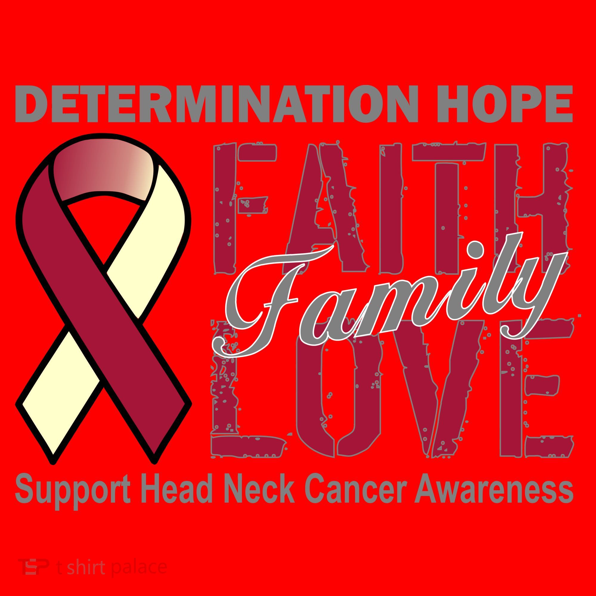 Head Neck Cancer Awareness Santa Hat