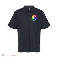 Head of Tiger Blazing in Spectrum Fire Polo thumb 0