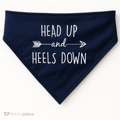 Head Up And Heels Down USA-Made Doggie Bandana