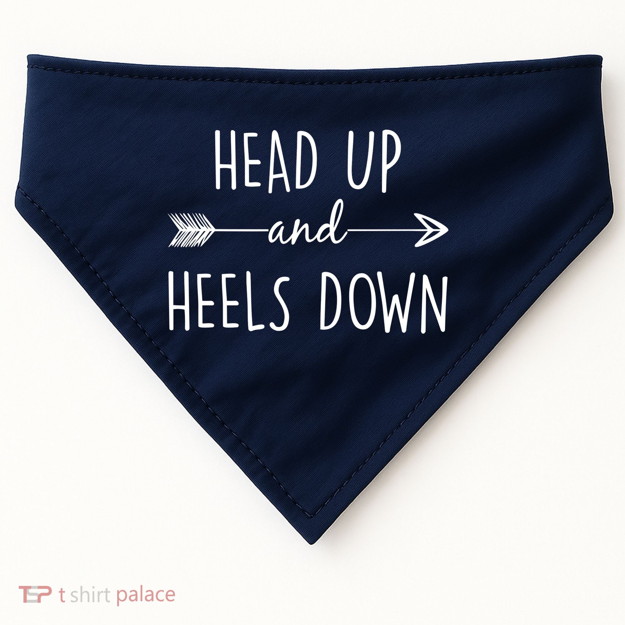 Head Up And Heels Down USA-Made Doggie Bandana