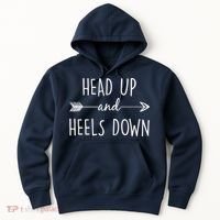 Head Up And Heels Down Hoodie thumb 0