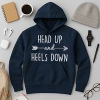 Head Up And Heels Down Hoodie thumb 3