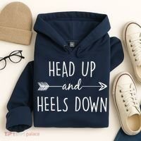Head Up And Heels Down Hoodie thumb 4
