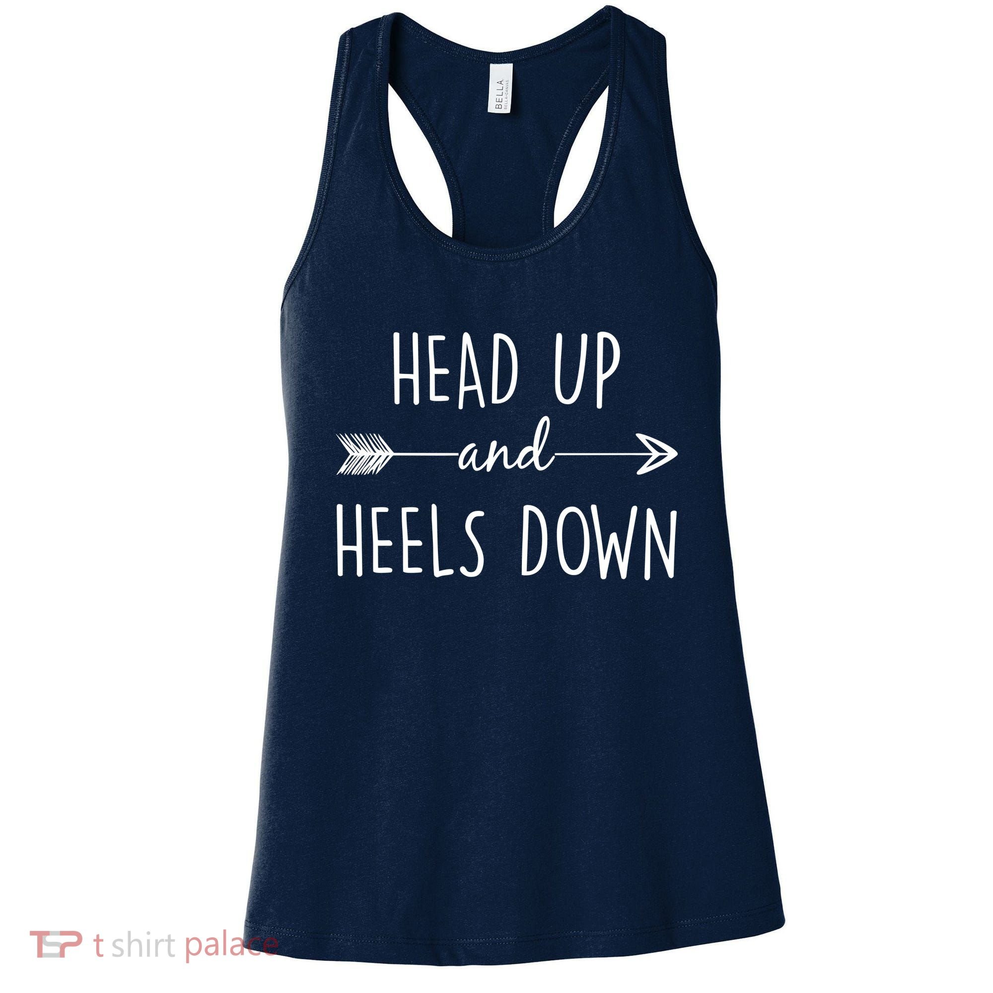 Head Up And Heels Down Women's Tank Top