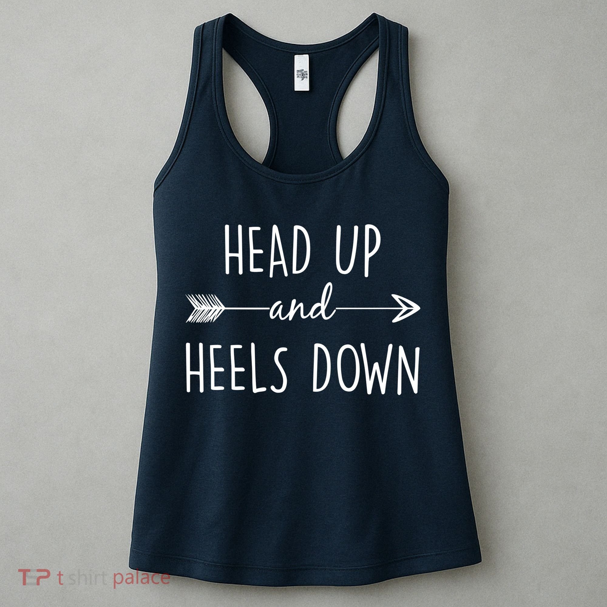 Head Up And Heels Down Women's Tank Top