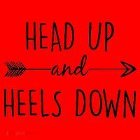 Head Up And Heels Down Santa Hat thumb 1