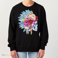Headdress Floral Skull Women's Sweatshirt thumb 0