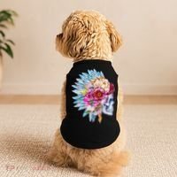 Headdress Floral Skull Doggie Tank thumb 2