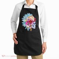 Headdress Floral Skull Apron thumb 2