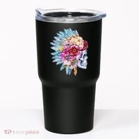 Headdress Floral Skull Tumbler thumb 0